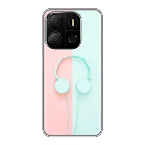 Дівчачий Чохол для Tecno Pop 7 (Навушники)