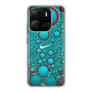 Силіконовый Чохол на Tecno Pop 7 з картинкою НАЙК (Найк зелений)