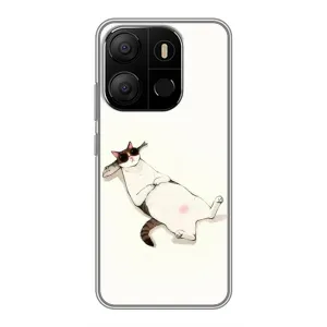 Чехол на тематику: Коты для TECNO Pop 7 (Отдых)