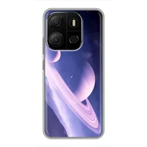 Чехлы КОСМОС для Tecno Pop 7 (Планета в космосе)