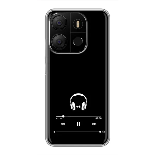 Чехол с рисунком «Плеер» для TECNO Pop 7 Чехол с рисунком «Плеер» для TECNO Pop 7