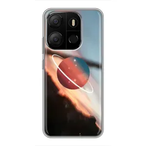 Чехол (ТПУ) с планетами на Tecno Pop 7