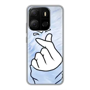 Чехлы (Знак сердечка) на Tecno Pop 7
