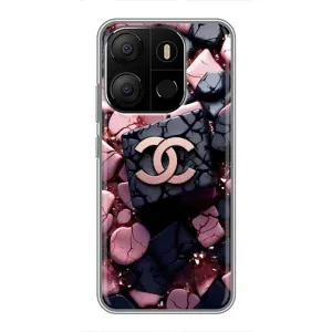 Чехол (Dior, Prada, YSL, Chanel) для Tecno Pop 7 (Шанель)