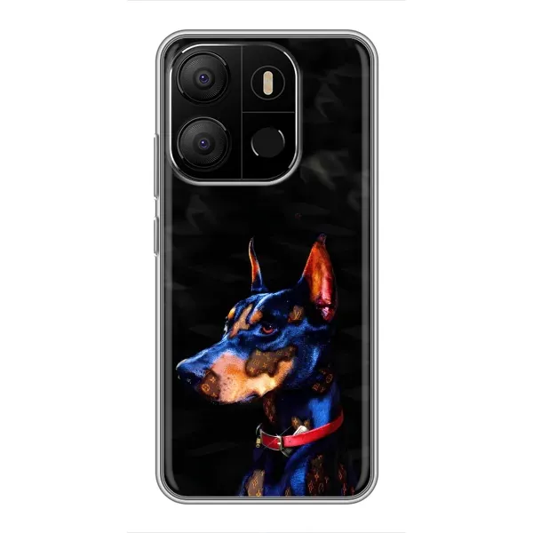 Чехол с рисунком «Собака Мопс» для TECNO Pop 7 Чехол с рисунком «Собака Мопс» для TECNO Pop 7