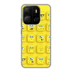 Силиконовый чехол Спанч Боб на Техно Поп 7 (Спанч-БОБ)