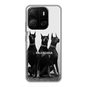 Чохол з малюнком «Три добермана» для TECNO Pop 7