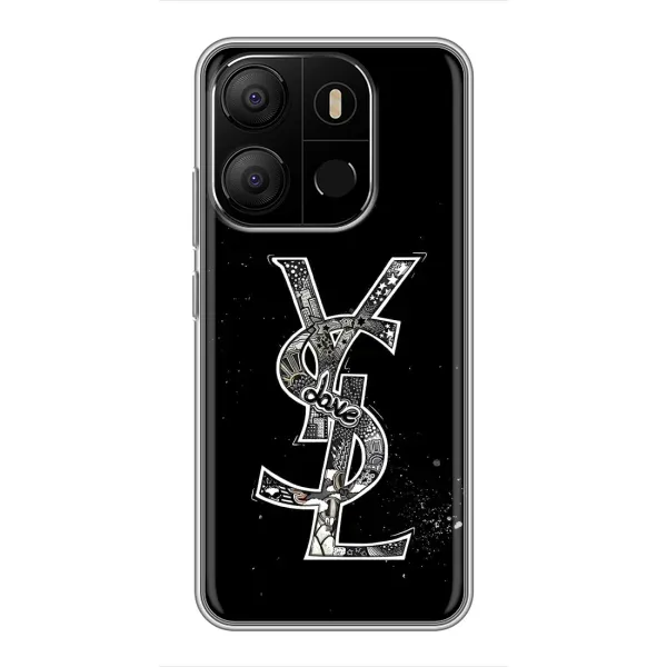 Чехол с рисунком «YSL» для TECNO Pop 7 Чехол с рисунком «YSL» для TECNO Pop 7