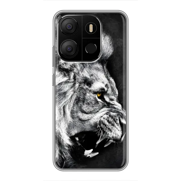 Чохол з малюнком «Злий Лев» для TECNO Pop 7 Чохол з малюнком «Злий Лев» для TECNO Pop 7