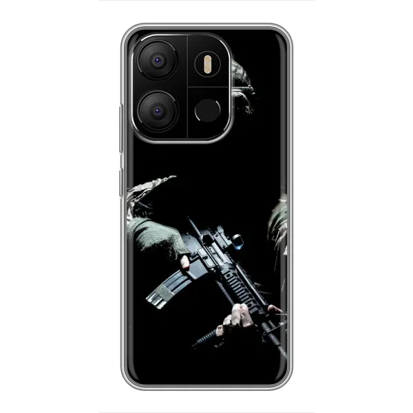 Чехол с рисунком «ЗСУ снайпер» для TECNO Pop 7 Чехол с рисунком «ЗСУ снайпер» для TECNO Pop 7