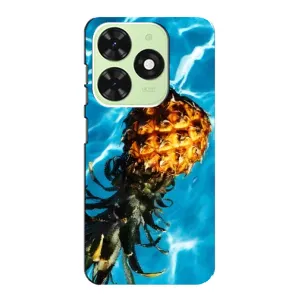 Чохол з зображенням смачної їжі для Tecno Pop 8 (Ананас)