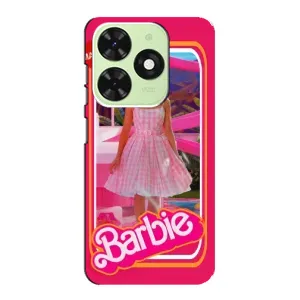 Силиконовый Чехол Барби Фильм на Tecno Pop 8 (Барби Марго)