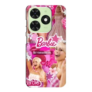 Силиконовый Чехол Барби Фильм на Tecno Pop 8 (Барби)