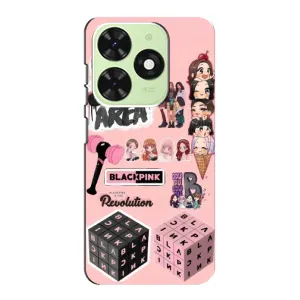 Чохли з картинкою для Tecno Pop 8 (BLACK PINK колаж)