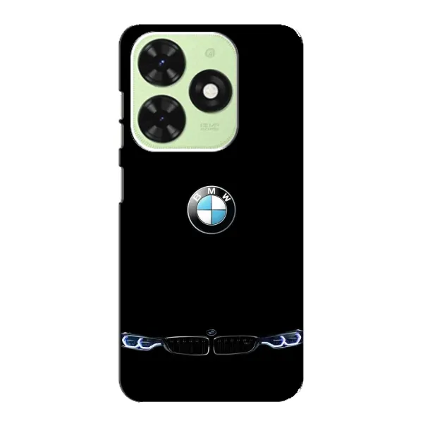Чехол с рисунком «Черный BMW» для TECNO Pop 8