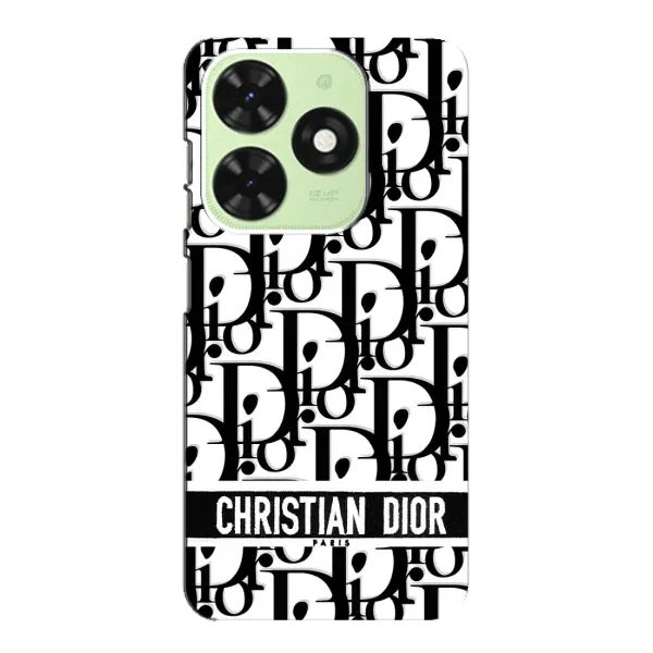 Чехол с рисунком «Christian Dior» для TECNO Pop 8