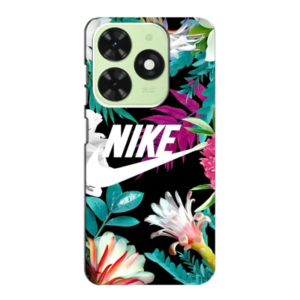 Чехол с рисунком «Цветочный Nike» для TECNO Pop 8 Чехол с рисунком «Цветочный Nike» для TECNO Pop 8