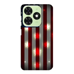 Чехол Флаг USA для Tecno Pop 8 (Флаг США 2)