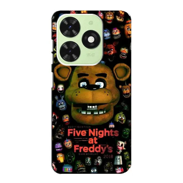 Чехол с рисунком «Freddy» для TECNO Pop 8