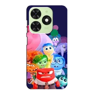 Чохол Головоломка для Tecno Pop 8 - (AlphaPrint) (Герої головоломки)
