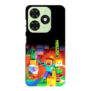 Чохли для Tecno Pop 8 (Персонажі МайнКрафт) (Герой Майнкрафт)