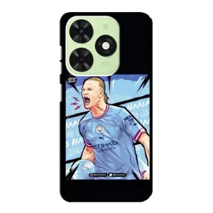 Чехлы с принтом для Tecno Pop 8 Футболист (гол Эрлинг Холланд)