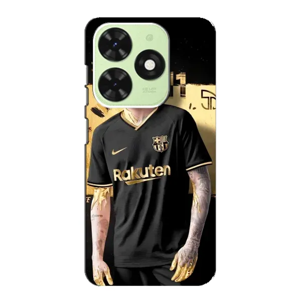 Чехол с рисунком «Gold Neymar» для TECNO Pop 8