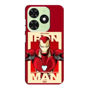 Чохол Супергерой Залізна Людина на Tecno Pop 8 (Iron man)