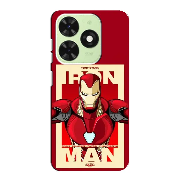 Чехол с рисунком «Iron man» для TECNO Pop 8 Чехол с рисунком «Iron man» для TECNO Pop 8