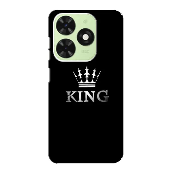 Чехол с рисунком «KING» для TECNO Pop 8 Чехол с рисунком «KING» для TECNO Pop 8