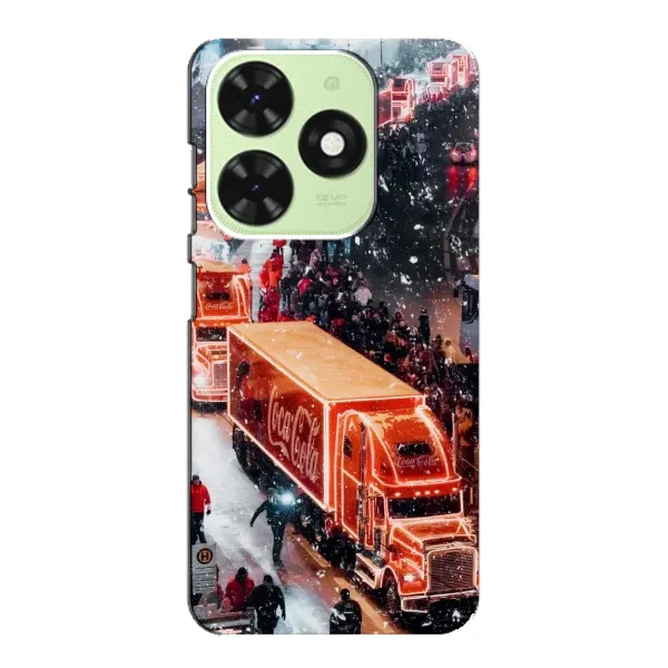 Чехол с рисунком «Кока Кола» для TECNO Pop 8 Чехол с рисунком «Кока Кола» для TECNO Pop 8