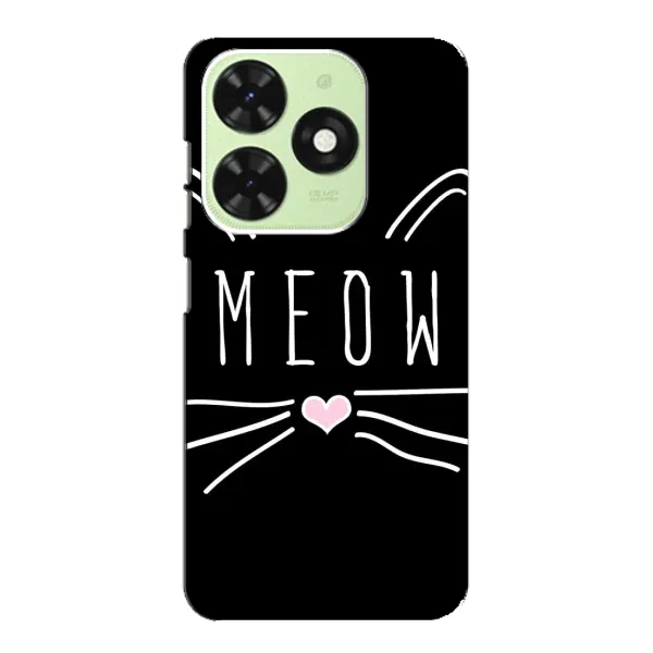 Чехол с рисунком «КОТИК MEOW» для TECNO Pop 8 Чехол с рисунком «КОТИК MEOW» для TECNO Pop 8