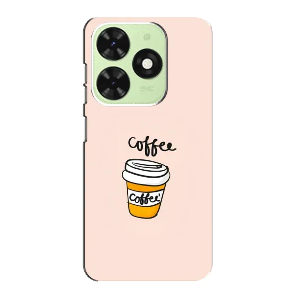 Чехол с рисунком «Кружка кофе» для TECNO Pop 8 Чехол с рисунком «Кружка кофе» для TECNO Pop 8