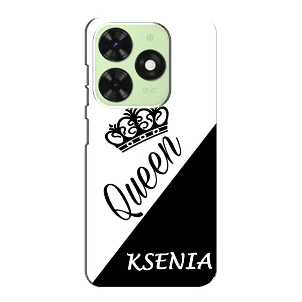 Чехол с рисунком «KSENIA» для TECNO Pop 8