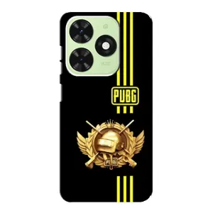 Чехол (TPU) с картинкой "Лого Пабг" на Техно Поп 8 (Лого PUPG)