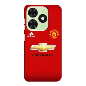Силиконовые Чехлы принт Футбол на Tecno Pop 8 (Man United)