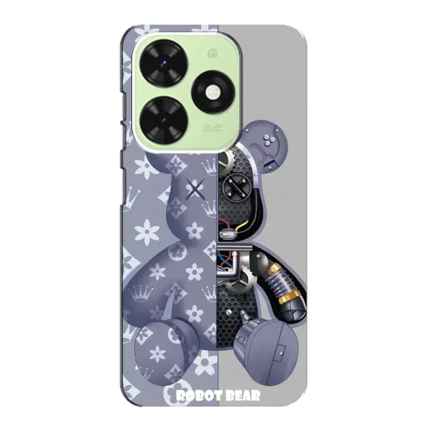 Чехол с рисунком «Медведь Louis Vuitton» для TECNO Pop 8