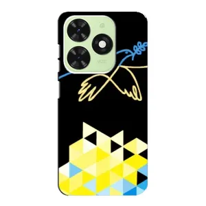 Чехол на Tecno Pop 8 Украинский дизайн (Мир для Украины)