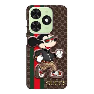 Чехлы Бренд GUCCI для Tecno Pop 8 (Маус Гуччи)