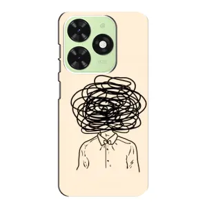 Чехлы со смыслом для Tecno Pop 8 (Мысли)