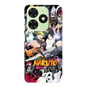 Купить Чехлы на телефон с принтом Anime для Tecno Pop 8 (Наруто постер)