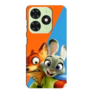 Чохли ЗООТРОПОЛІС для Tecno Pop 8 (Нік і Хопс)