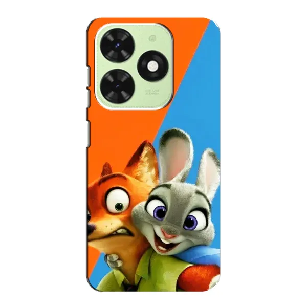 Чехол с рисунком «Ник и Хопс» для TECNO Pop 8 Чехол с рисунком «Ник и Хопс» для TECNO Pop 8