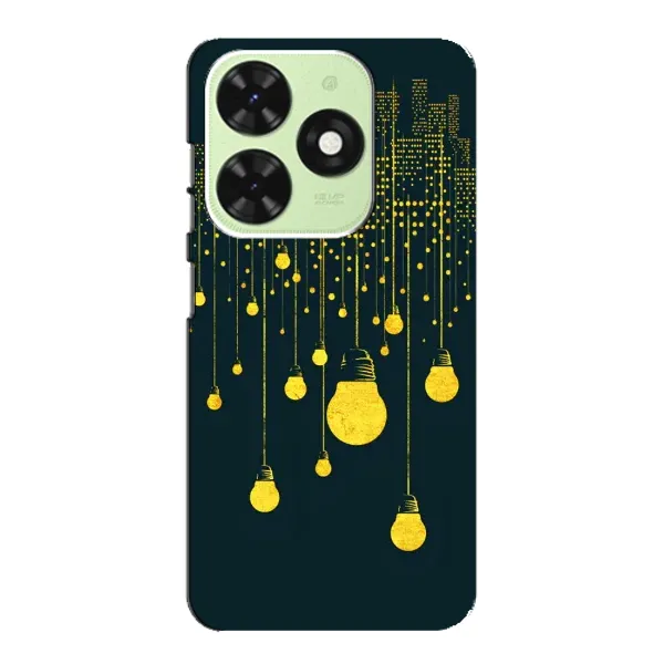 Чехол с рисунком «Ночной город» для TECNO Pop 8 Чехол с рисунком «Ночной город» для TECNO Pop 8