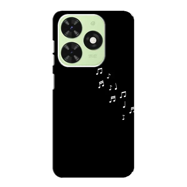 Чехол с рисунком «Ноты» для TECNO Pop 8 Чехол с рисунком «Ноты» для TECNO Pop 8