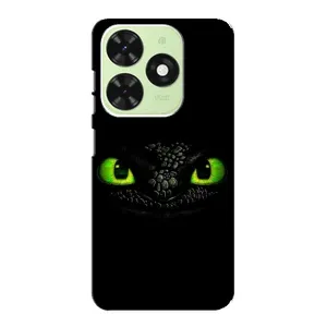 Чехол дракон Беззубик для Tecno Pop 8 (Глаза Беззубика)