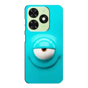 Силиконовые Чехлы (смешные стикеры) для Tecno Pop 8 (Одноглазик)