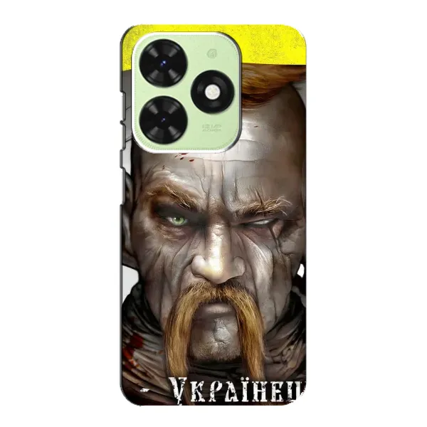 Чехол с рисунком «Одноглазый Козак» для TECNO Pop 8 Чехол с рисунком «Одноглазый Козак» для TECNO Pop 8