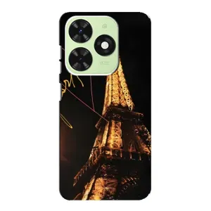 Чехол с Эйфелевой башней на Tecno Pop 8 (Paris)