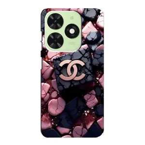 Чехол (Dior, Prada, YSL, Chanel) для Tecno Pop 8 (Шанель)